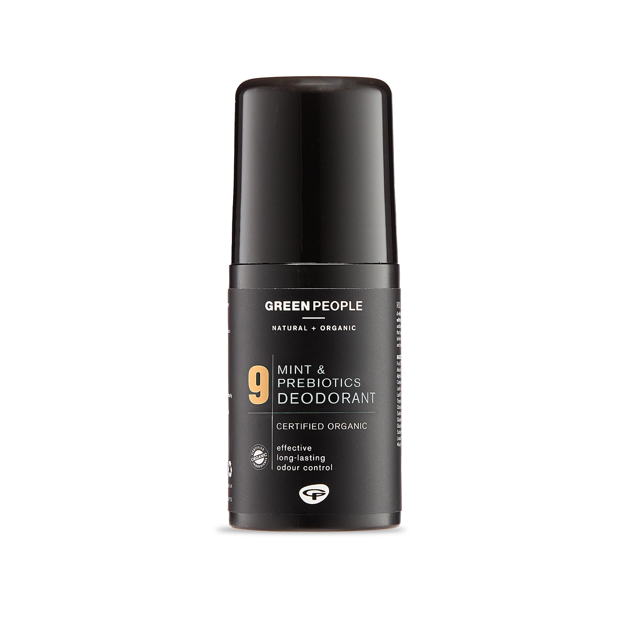 Green People Men's Mint Deodorant – Organic & Aluminum Free - 75ml