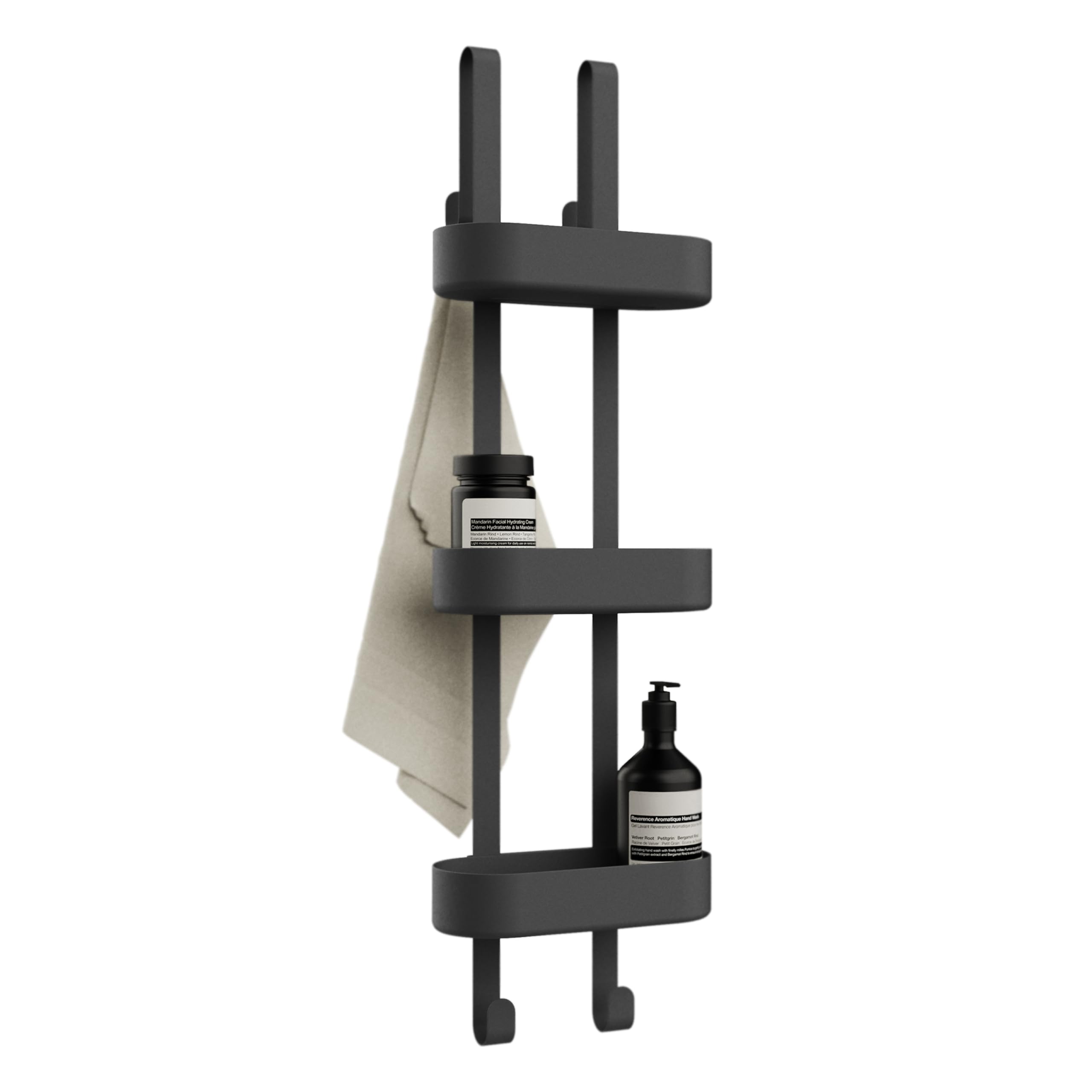 Bamodi 3-Tier Hanging Shower Caddy – Adjustable Plastic Storage Organizer