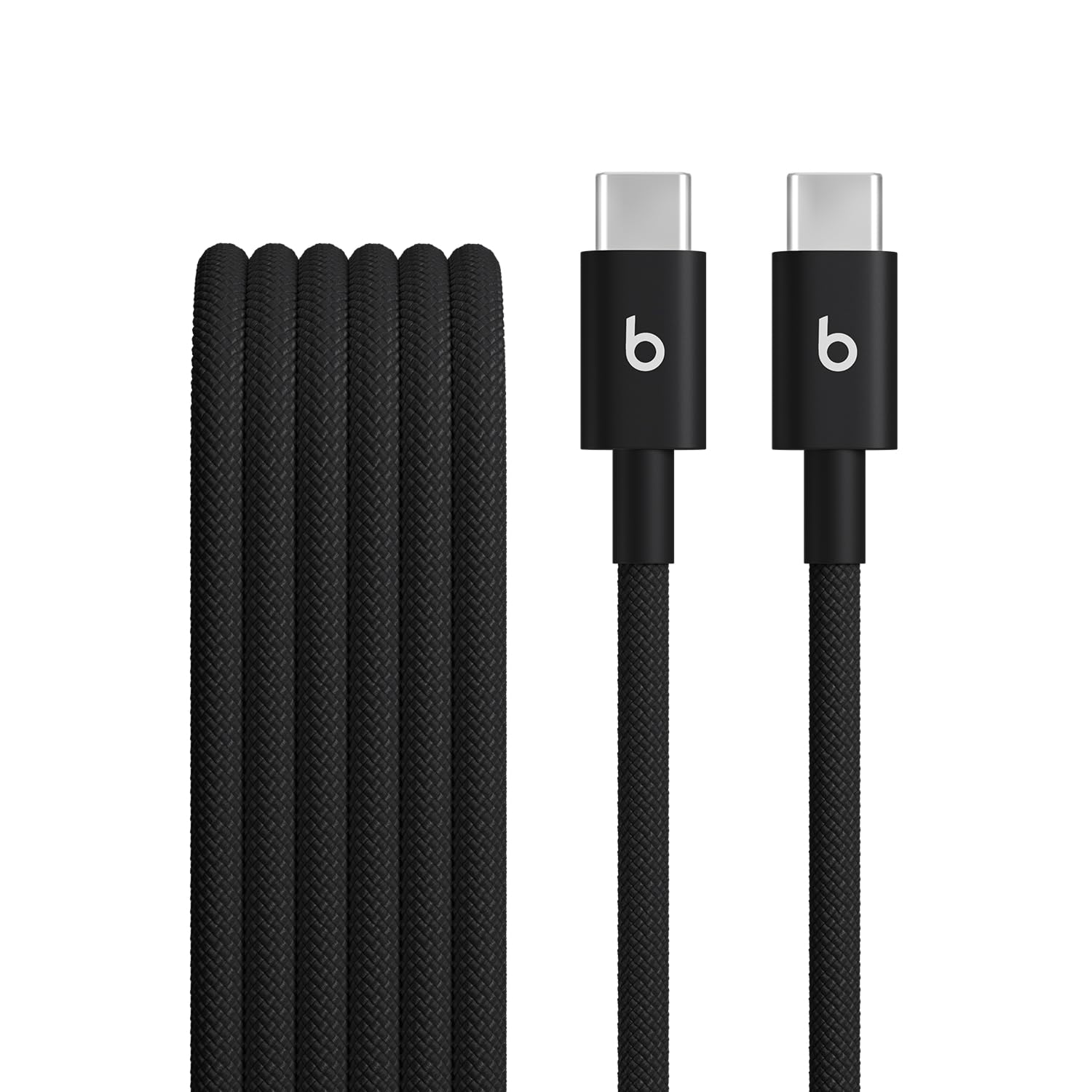 Beats USB-C to USB-C Woven Cable – 60W Fast Charging, 1.5m Bolt Black