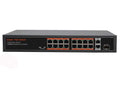SECUPOE 16-Port Fast Ethernet PoE Switch | 2 Gigabit & 1 SFP Uplink