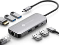 NOVOO 7-in-1 USB C Hub – 4K@60Hz HDMI, 1Gbps Ethernet & 100W PD Dock