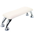 White PU Leather Manicure Pillow – Foldable Nail Arm Rest