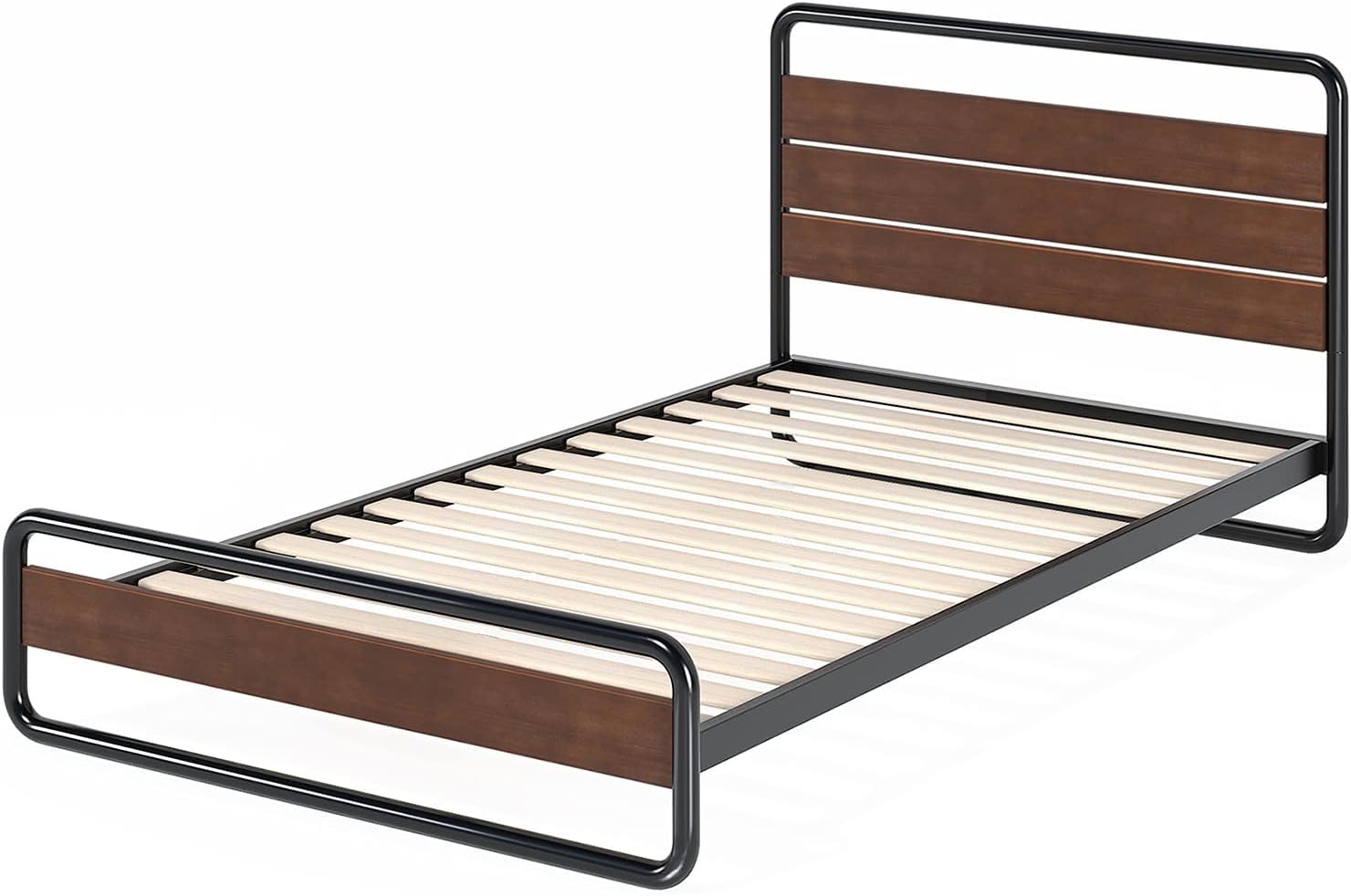 Zinus Therese Single Platform Bed Frame | 90x190cm Metal & Wood