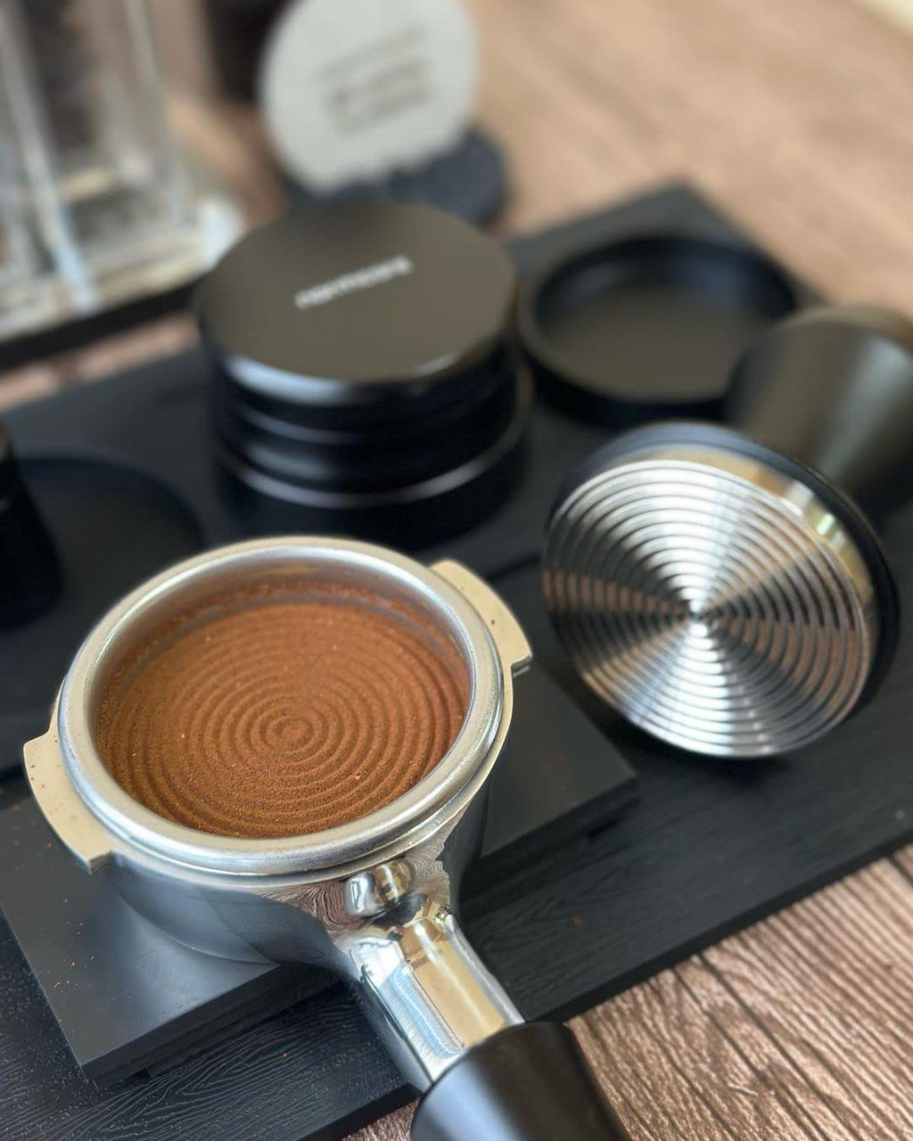 Normcore 58.5mm Spring Loaded Espresso Tamper V4 | Ripple Base