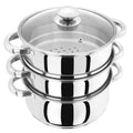 Judge 3-Tier Stainless Steel Steamer - 20cm Induction Vegetable Cooker
