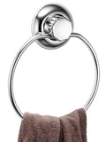 MaxHold Stainless Steel Suction Cup Towel Ring – Drill-Free Holder