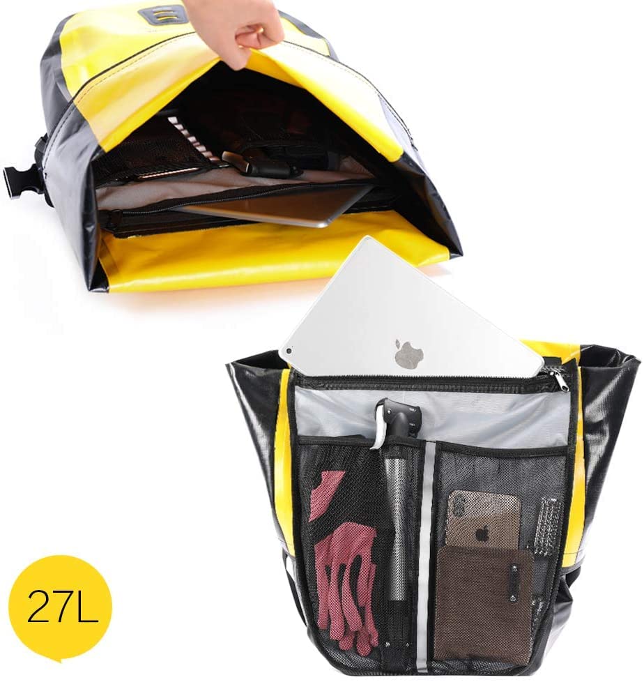 Rhinowalk 27L Waterproof Bike Pannier Bag | Bicycle Rear Rack Cargo Bag