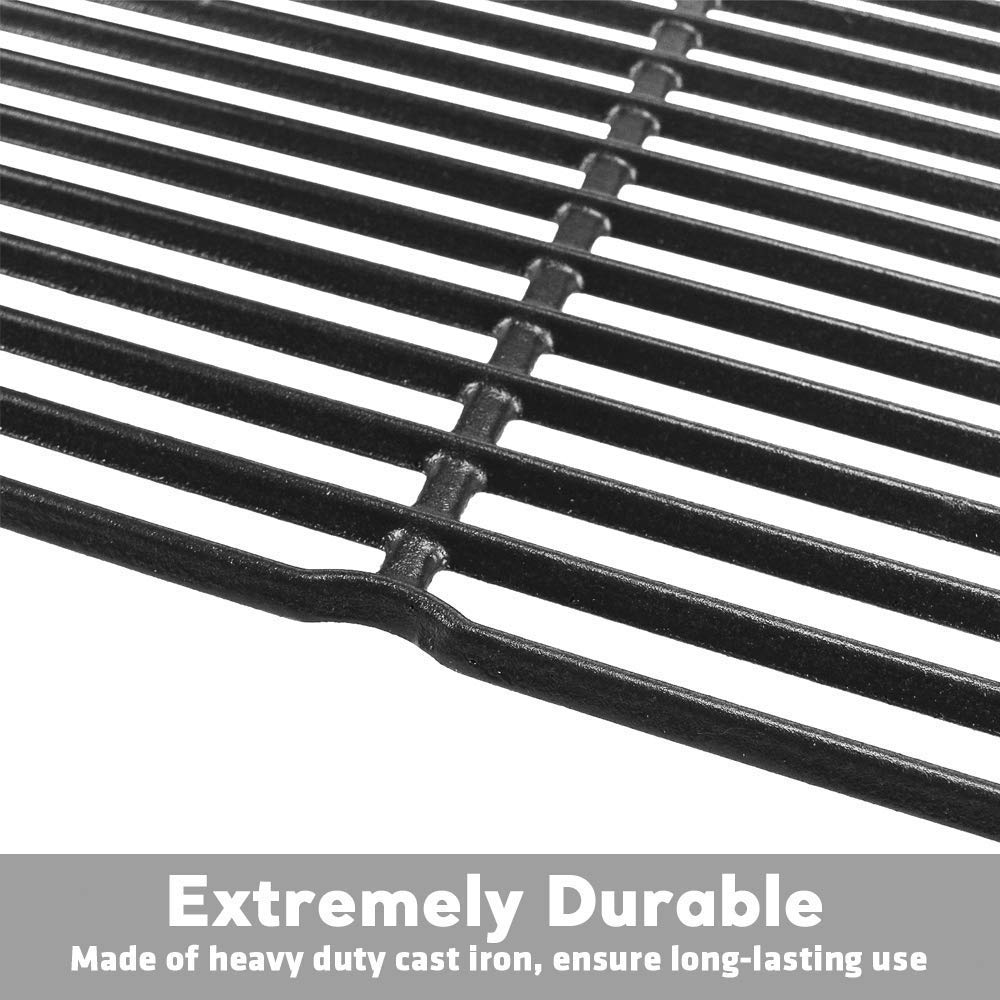 Denmay Cast Iron Grill Grates for Weber Spirit 200 & 500, 38x28.6cm - 2 Pack