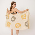 Jolof Store Turkish Peshtemal Towel – 100% Cotton Stone Printed 95x175cm