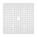 Reetual XL Non-Slip Shower Mat – 27x27 Quick-Dry PVC Bath Mat, Black