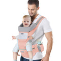 IULONEE Ergonomic Baby Carrier with Hip Seat – Adjustable Pink Backpack