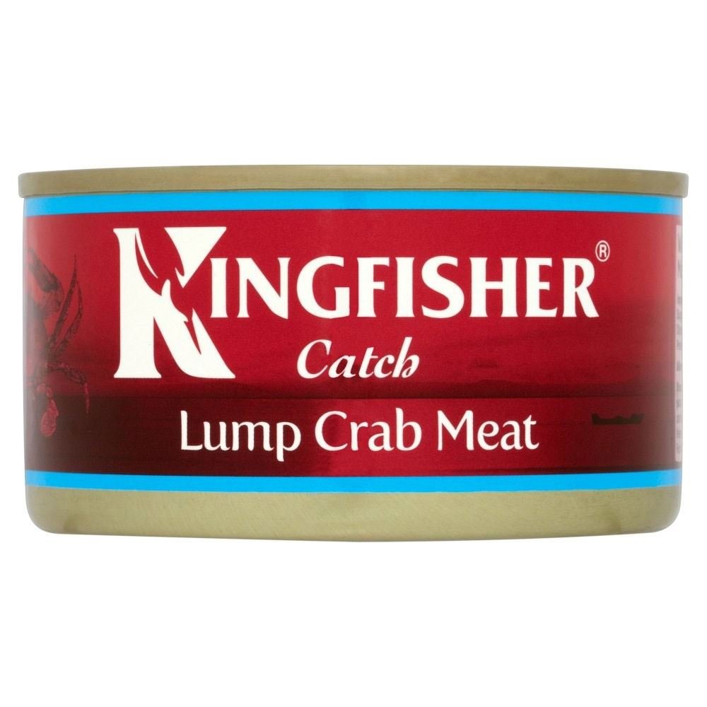 Kingfisher Whole Lump Crab Meat in Brine - 170g Canned Seafood (Pack of 6)