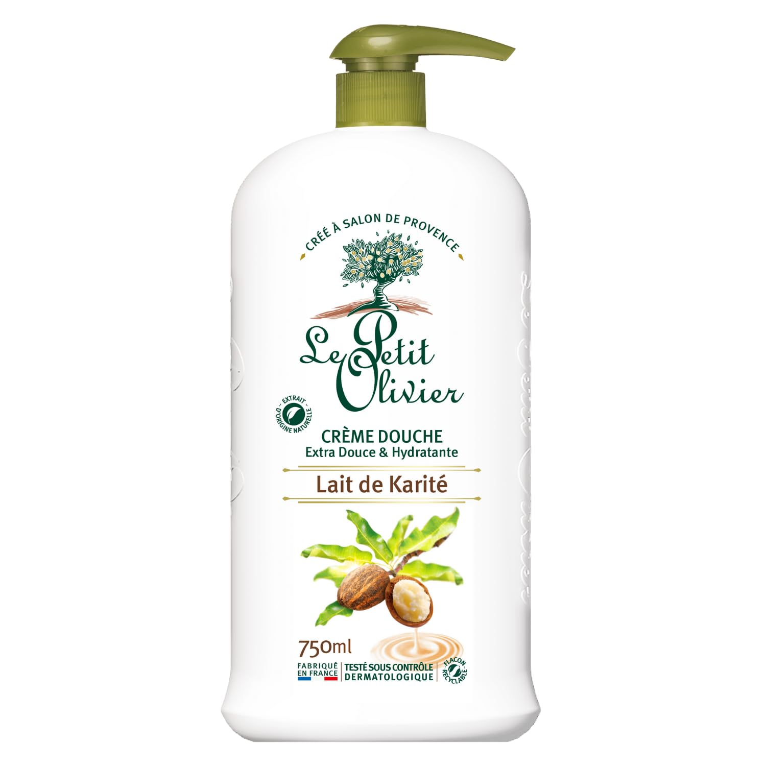Le Petit Olivier Shea Milk Shower Cream – Extra Soft Body Wash 750ml