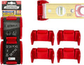 StealthMounts Universal Level Holder – 2 Pack Red Spirit Level Mounts