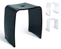 Libaro Acrylic Shower Chair – 400 lb Capacity Waterproof Stool