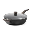 Sensarte 30cm Deep Nonstick Saute Pan with Lid | 4.7L Induction Skillet