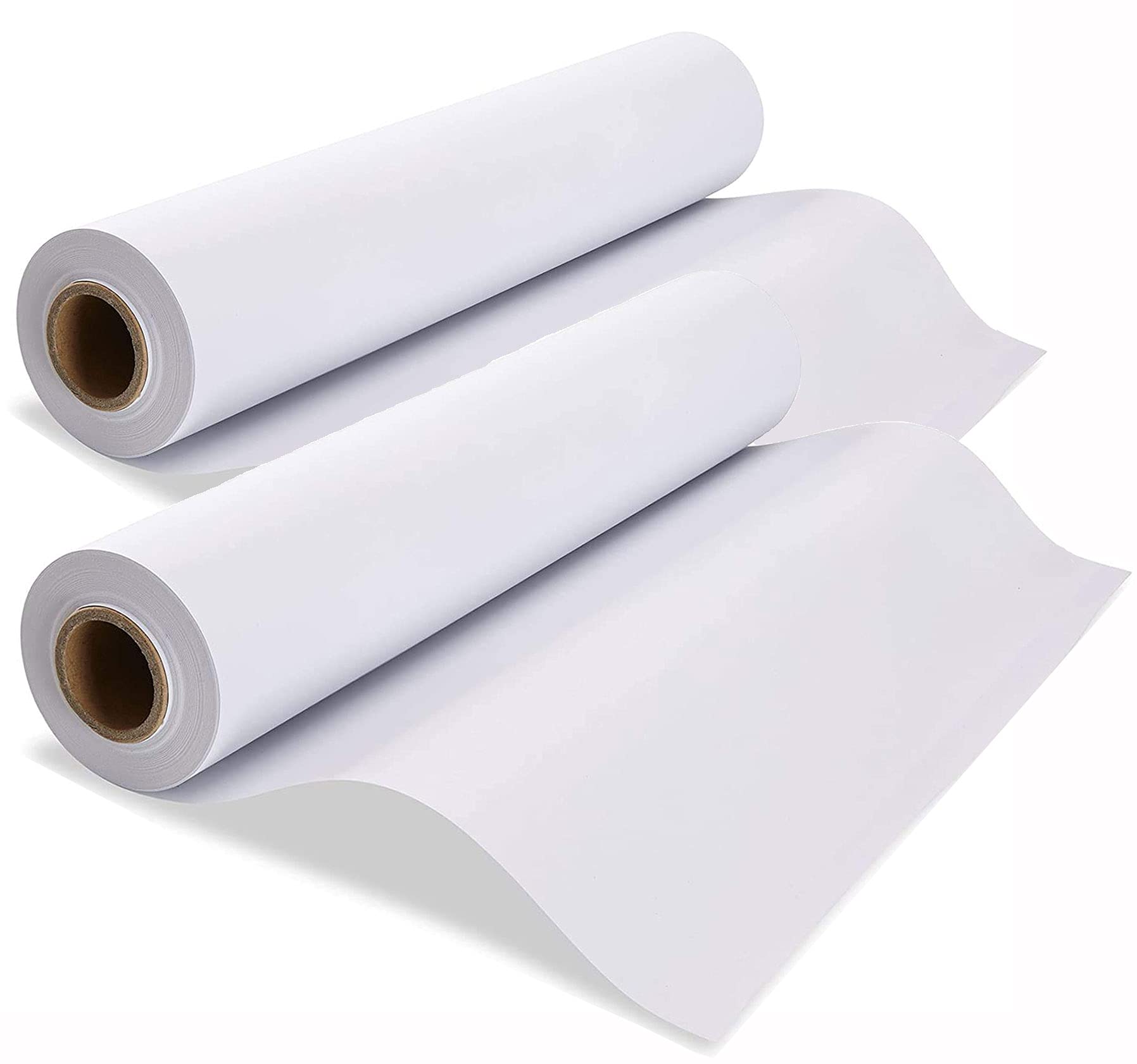 Jolof Store White Drawing Paper Roll | 2-Pack Recycled Easel Paper