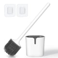 Blendura Silicone Toilet Brush – Wall Mounted & Quick Drying, Gray