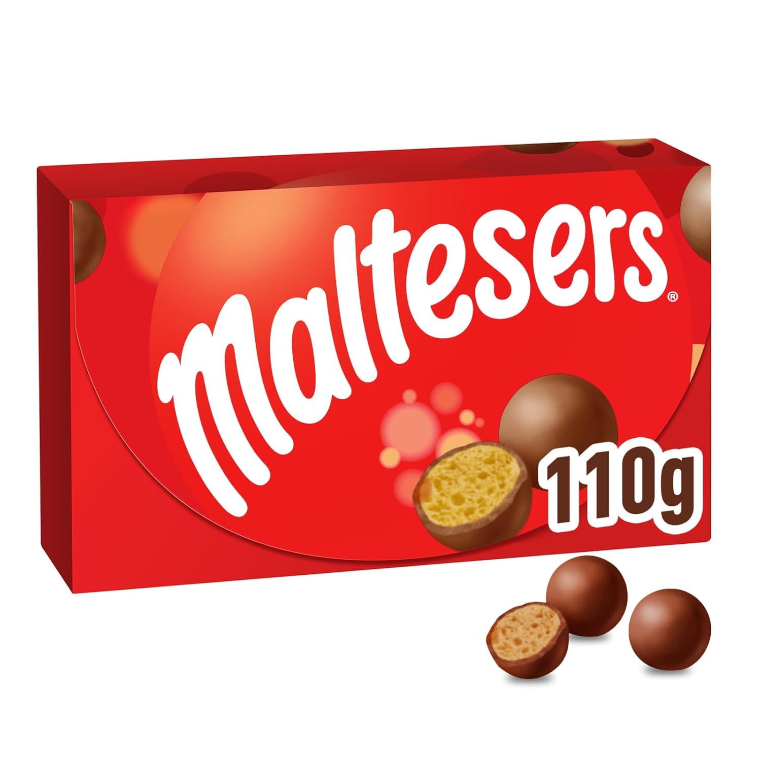 Maltesers Milk Chocolate Malted Treats - 120g Box (Pack of 8)