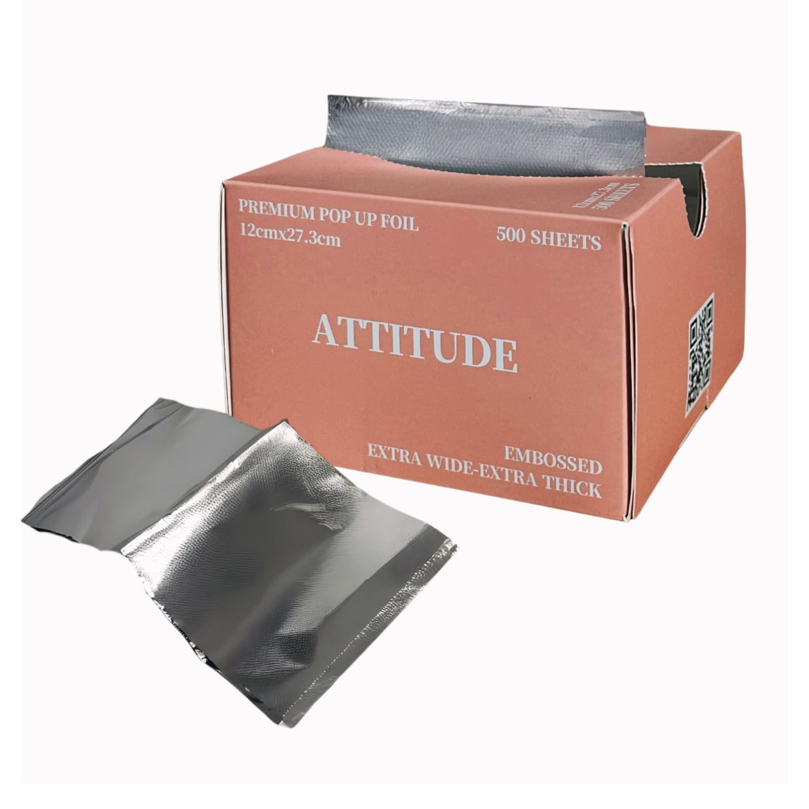 Attitude Premium Embossed Hair Foil Sheets | Extra Wide | 500 Sheets