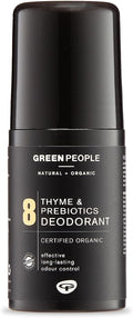 Green People Men's Organic Deodorant – Thyme & Prebiotics, Aluminum Free 75ml