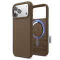 elago Magnetic Liquid Silicone Case for iPhone 17 Pro Max – Brown