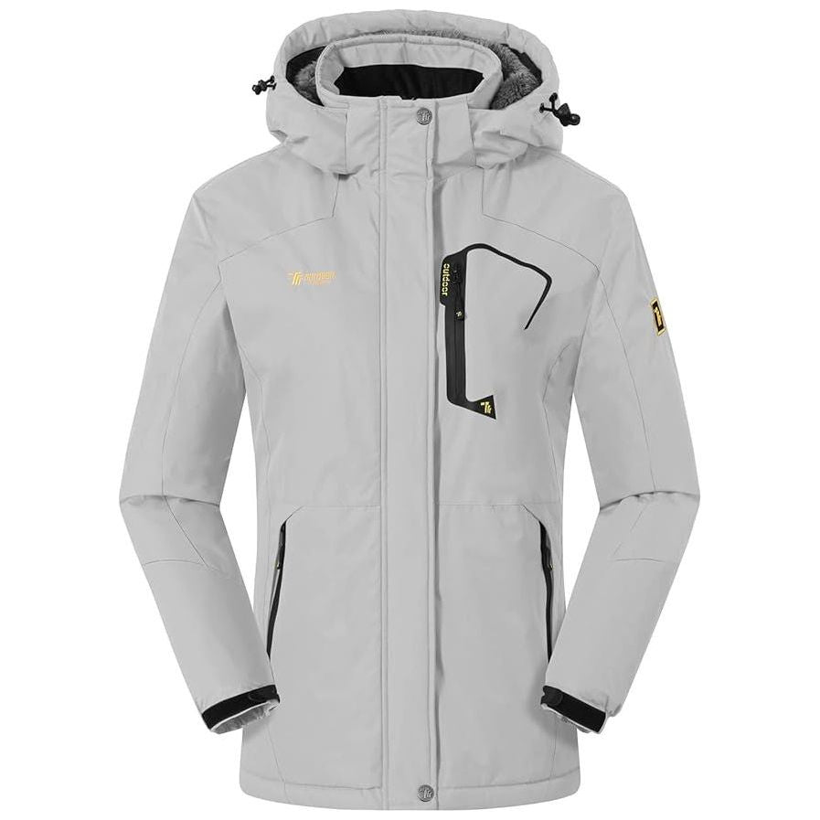 TBY Women's Waterproof Ski Jacket – Fleece Lined Winter Snow Coat, XL