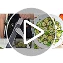 Supmakin Safe Mandoline Slicer | 4-Mode Vegetable Chopper & Dicer, Blue