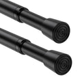 Jolof Store Tension Rods 80-150cm | 2-Pack Black Heavy-Duty Steel