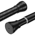 Black Tension Shower Curtain Rod – 75-160cm Extendable Pole