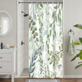 Eucalyptus Stall Shower Curtain | Waterproof Leaf Print Fabric