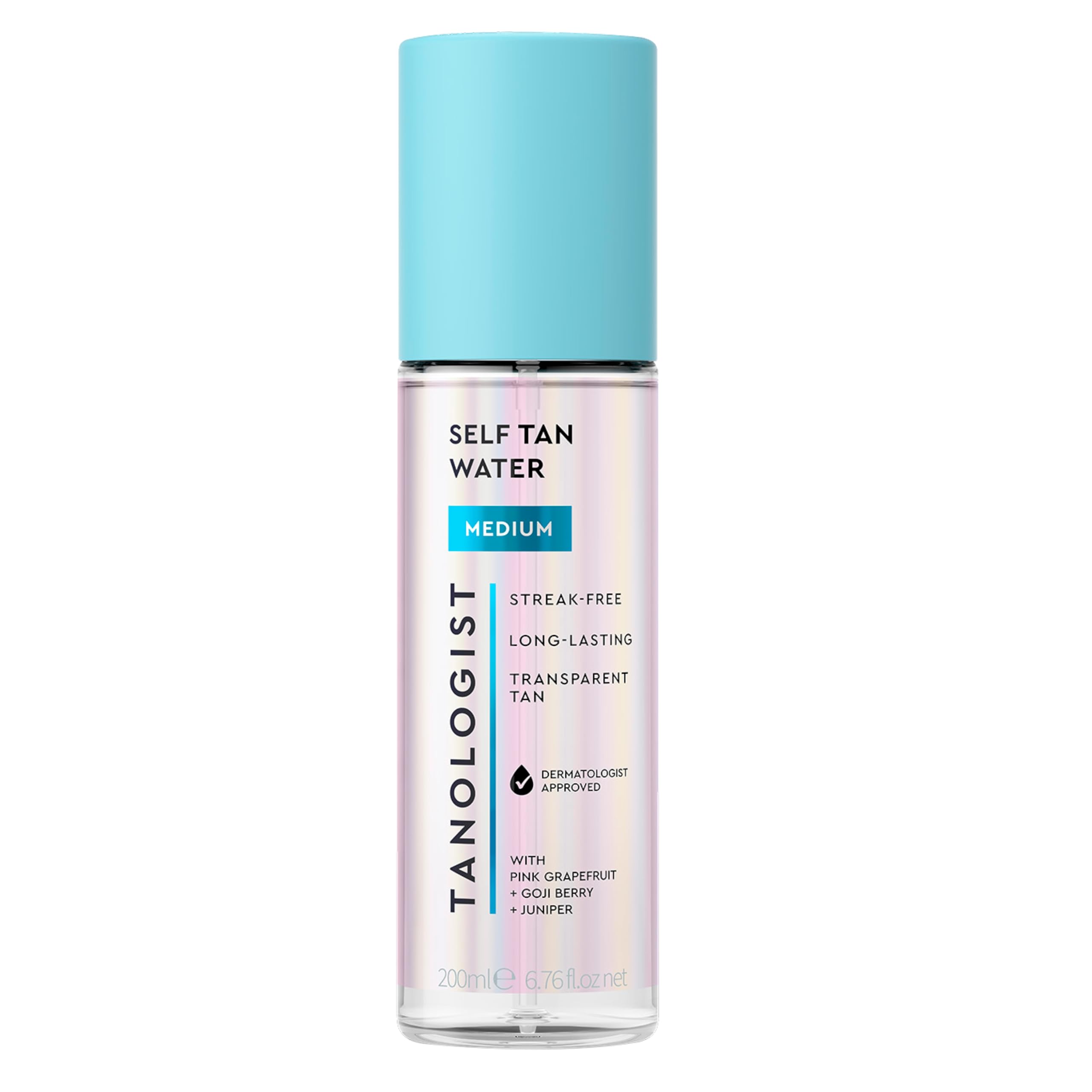 Tanologist Self Tan Water – Medium Travel Size Tanning Mist for Face & Body