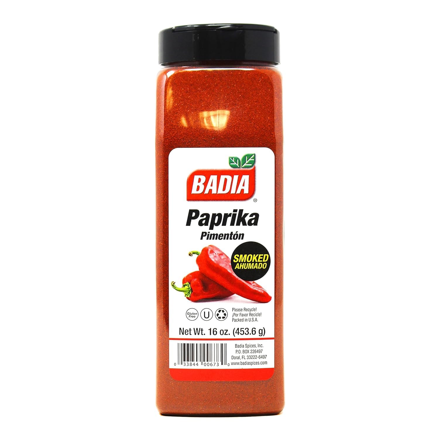 Badia Smoked Paprika – Gourmet Bulk Seasoning and Cooking Spice, 16oz