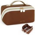 Large Makeup Bag – Waterproof PU Leather Travel Toiletry Case