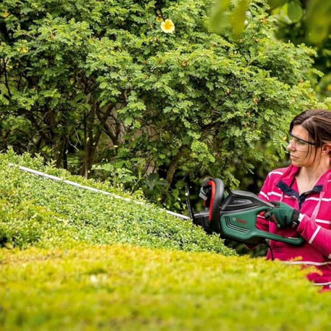 Bosch AdvancedHedgeCut 65 Electric Hedge Trimmer – 500W, 65cm Blade
