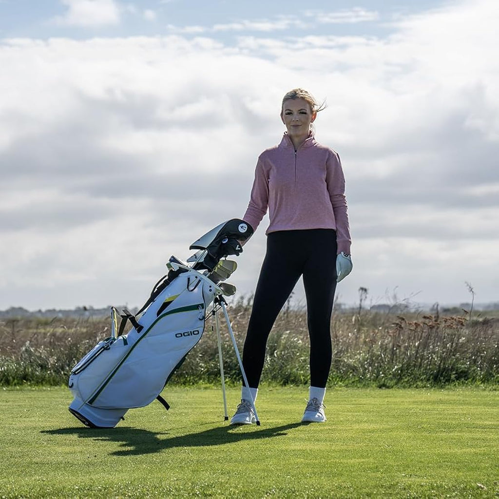 OGIO Fuse Lightweight Nylon Golf Stand Bag – Magnolia Pink