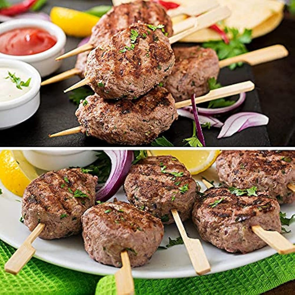 Hysagtek 3.5" Wooden Cocktail Picks – 400pc Eco-Friendly Appetizer Skewers