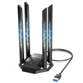 NEWFAST AC1300 USB WiFi Adapter | Dual Band 1300Mbps with 4 Antennas