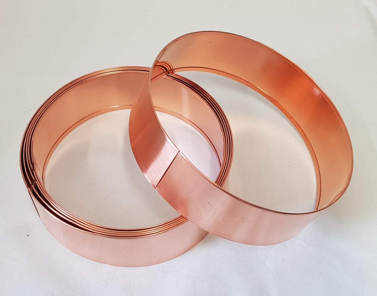 Copper Slug and Snail Repellent Rings - 17cm Large Pack of 6