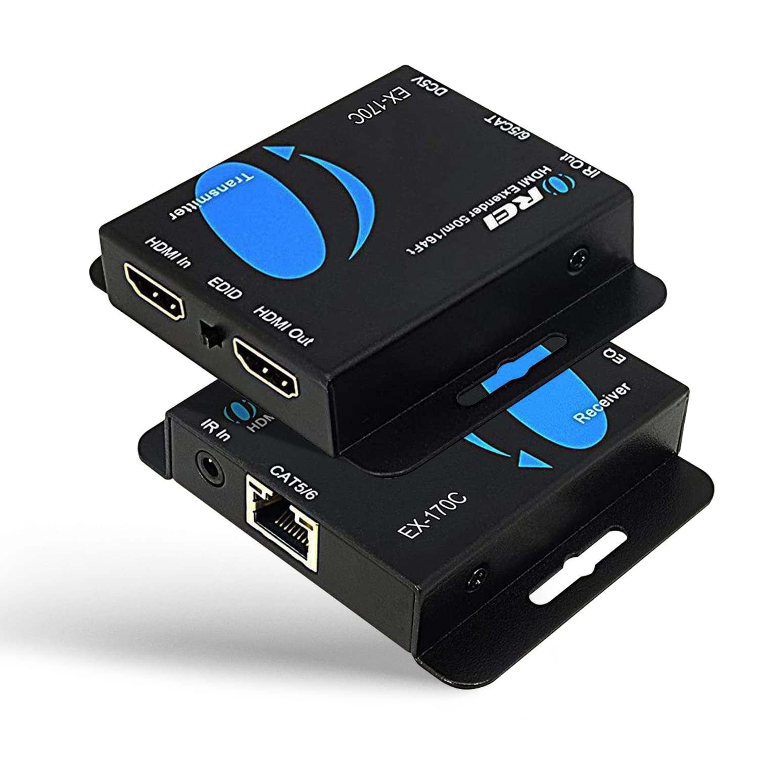 OREI 4K HDMI Extender over Ethernet CAT5/6/7 with IR Loop Out – 164ft