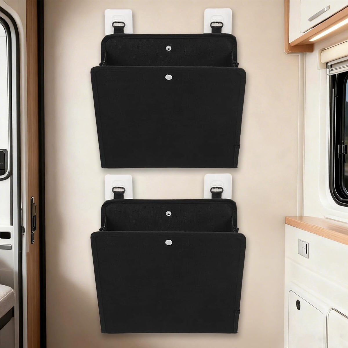 2-Pack Campervan Storage Motorhome Accessories Essentials Storage Organiser - image 1