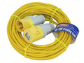 Faithfull 110V Trailing Lead - 14m Heavy-Duty Extension Cable 1.5mm