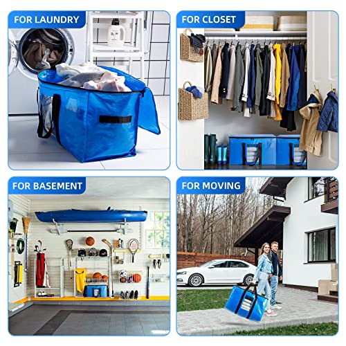 TAILI Heavy Duty Moving Bags | 6 Pack Extra Large Waterproof Storage