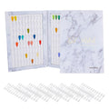 SUPERFINDINGS Nail Color Display Book with 192 Tips - Gel Polish Chart