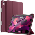 JETech iPad Air 11-Inch M3/M2 Case with Pencil Holder – Wine