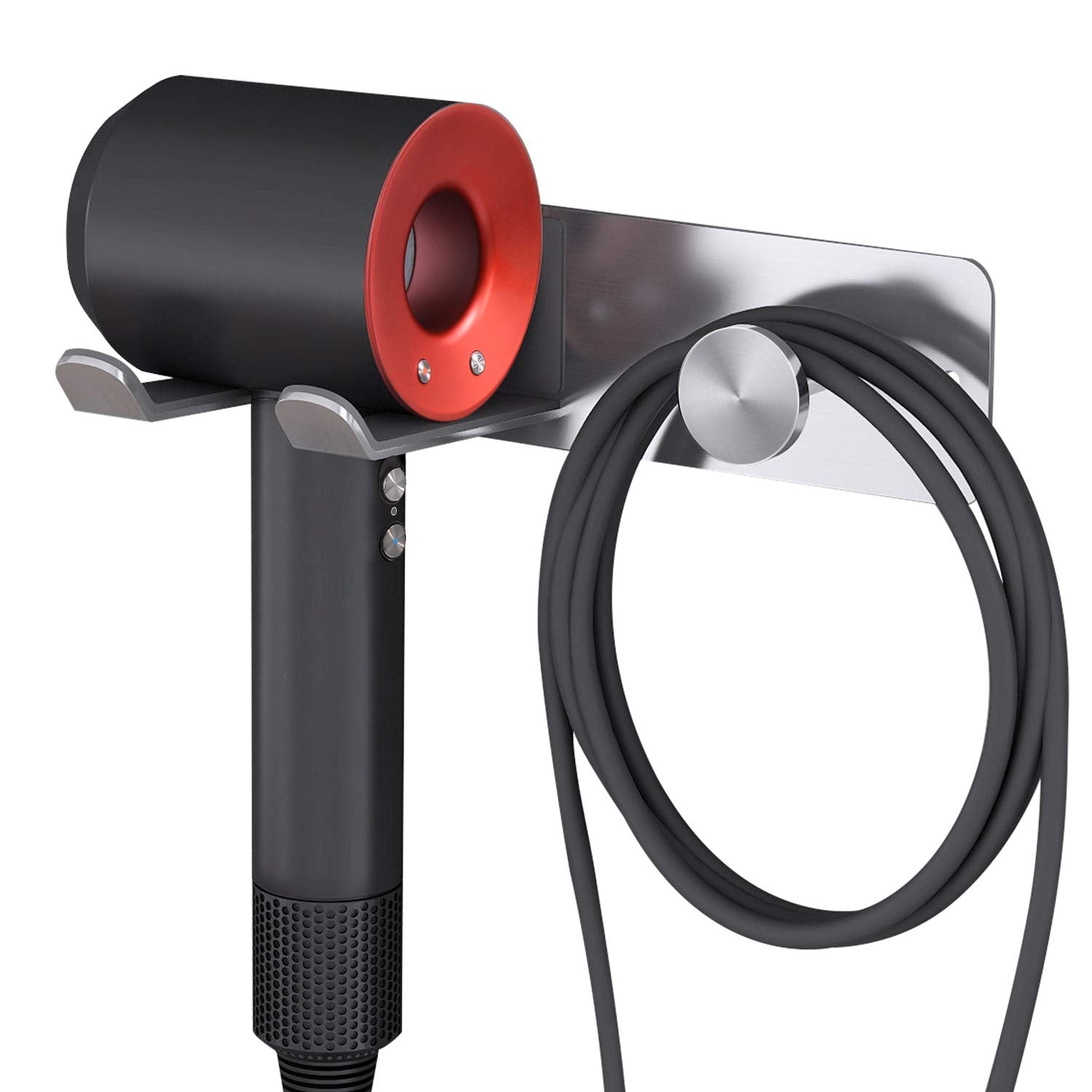 FLE Stainless Steel Hair Dryer Holder for Dyson Supersonic – Wall Mount