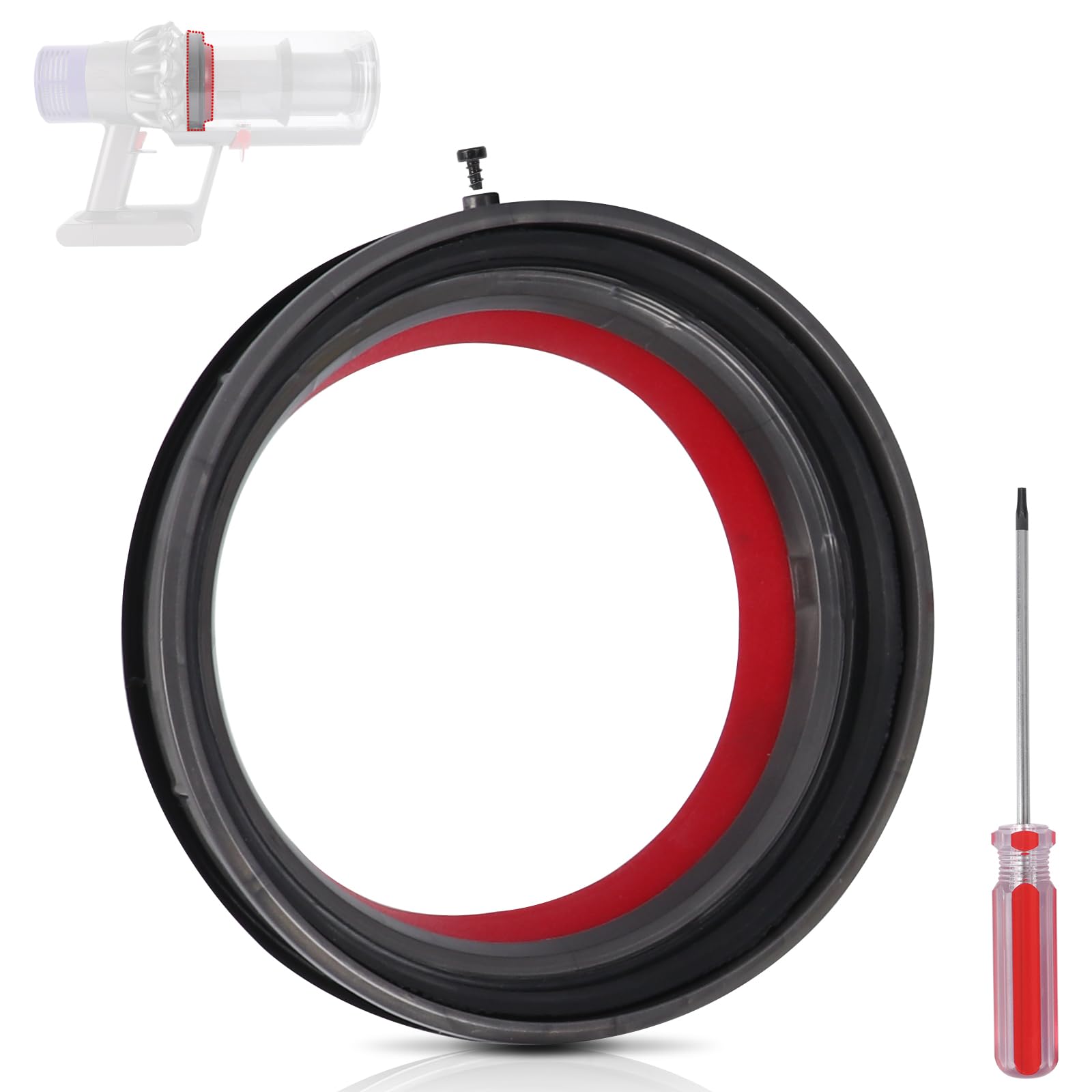 WYWY.Wide V10 Dust Bin Sealing Ring for Dyson V10 SV12 Vacuum Cleaner