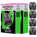 Vaporesso Luxe X Corex Replacement Pods 0.4 Ohm | 4 Pack Bundle