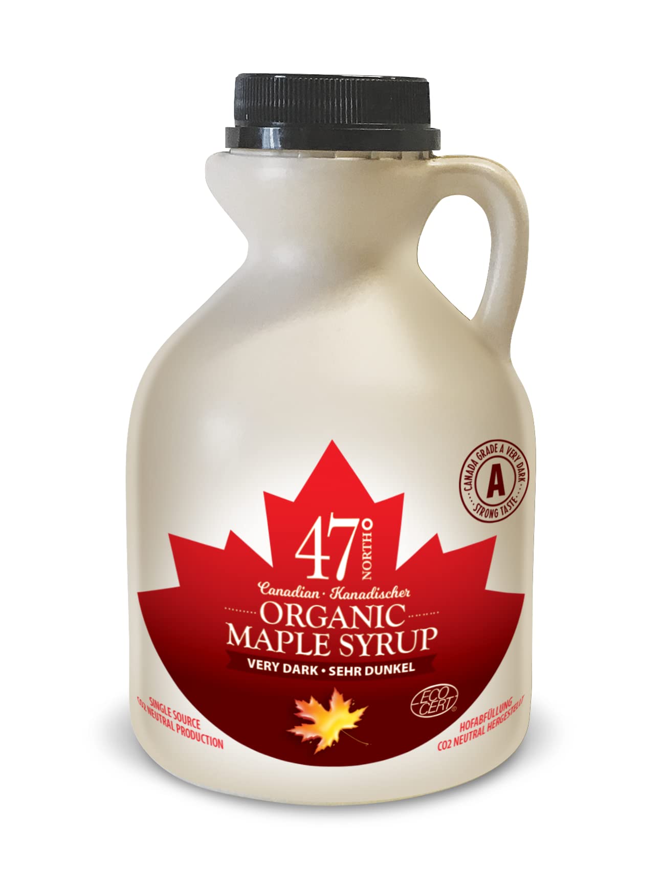 47° North Organic Canadian Maple Syrup – Very Dark & Strong, 500ml