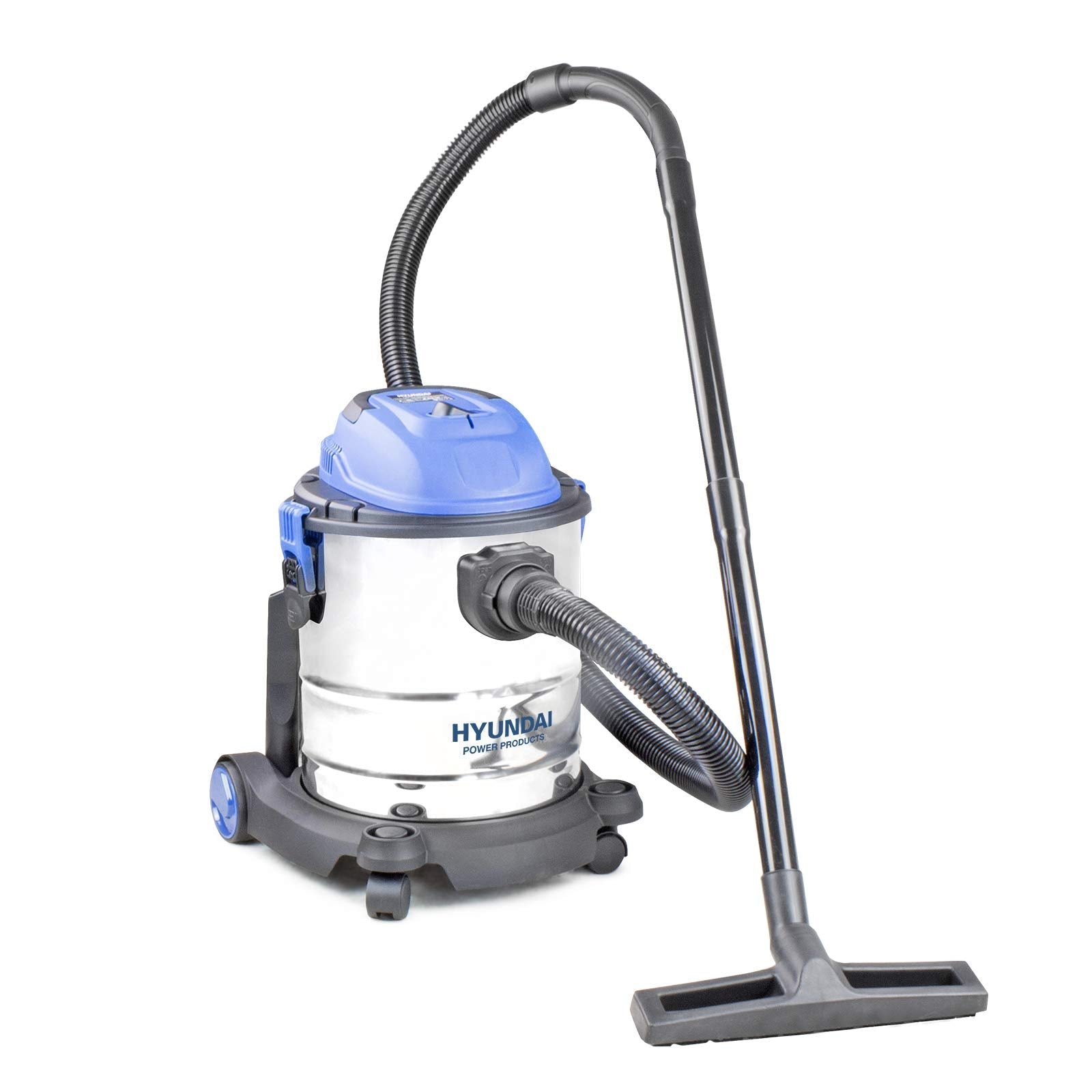 Hyundai 1200W Wet and Dry Vacuum Cleaner | 25L Stainless Steel Tank